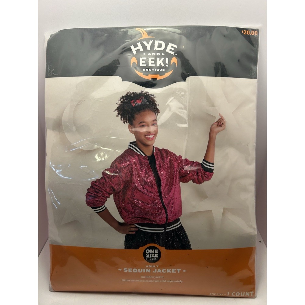 Hyde and Eek Boutique Sequin Jacket Adult One Size Costume Halloween Party NWT